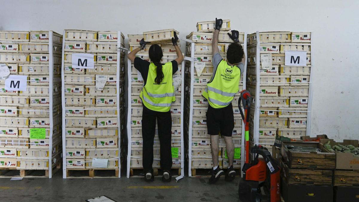 La recaudación se distribuye a través de los 54 bancos de alimentos asociados a la Federación Española de Bancos de Alimentos (FESBAL)