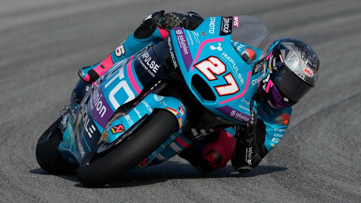 Dani Holgado volvió a llevarse la pole en Sepang