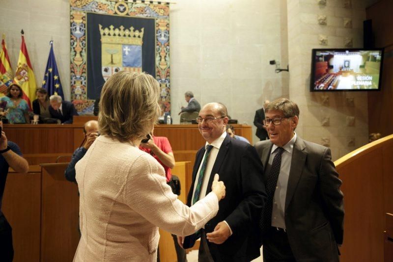 Primera sesión de la X Legislatura de las Cortes de Aragón