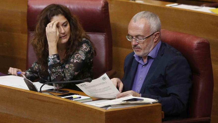 Fabiola Meco y Antonio Montiel, de Podemos.