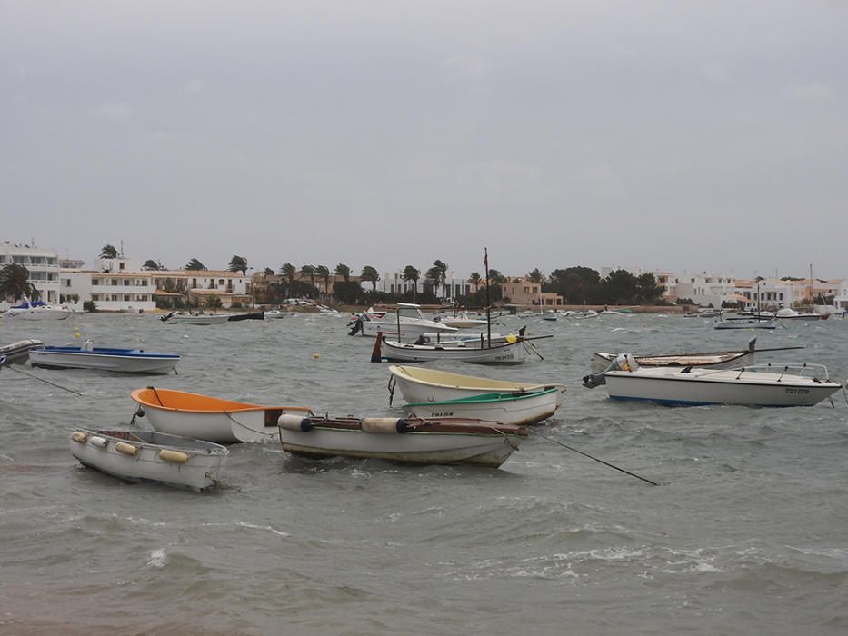 Temporal en Formentera.