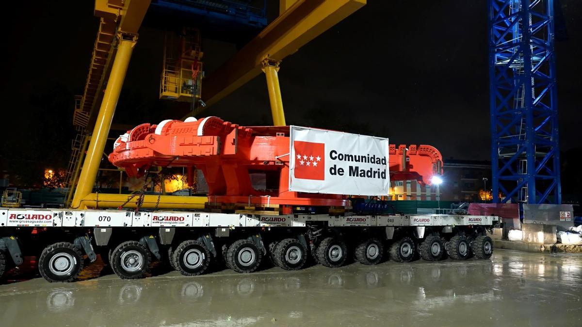 La tuneladora 'Mayrit' llega a Madrid.