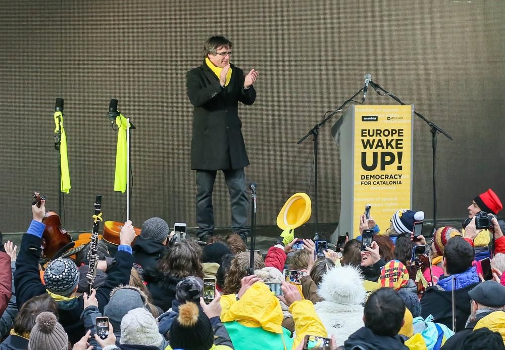 Manifestació independentista a Brussel·les