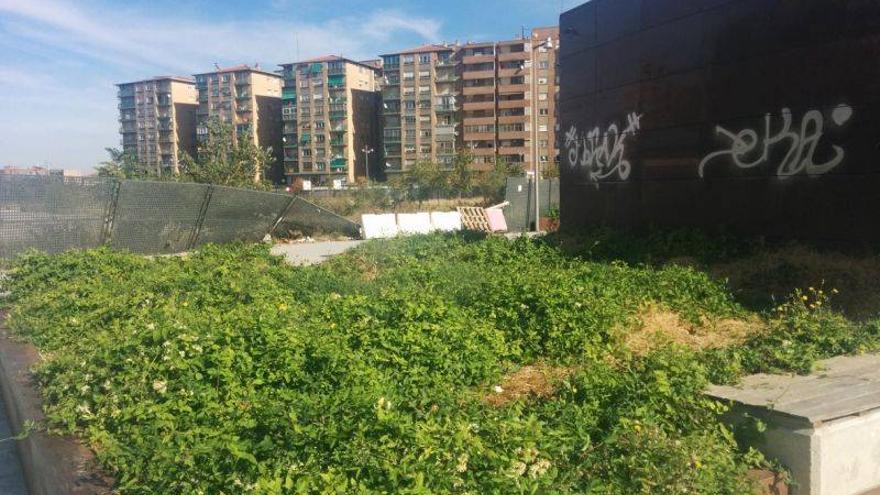 La dejadez se apodera del parque del Portillo