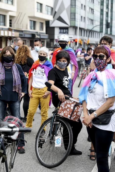 Bicicletada LGTB en Gijón