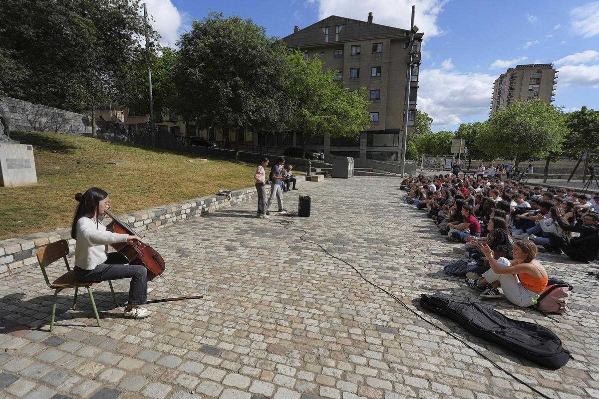 Les imatges de l'acte commemoratiu del 81è aniversari de l'alliberament de Mauthausen
