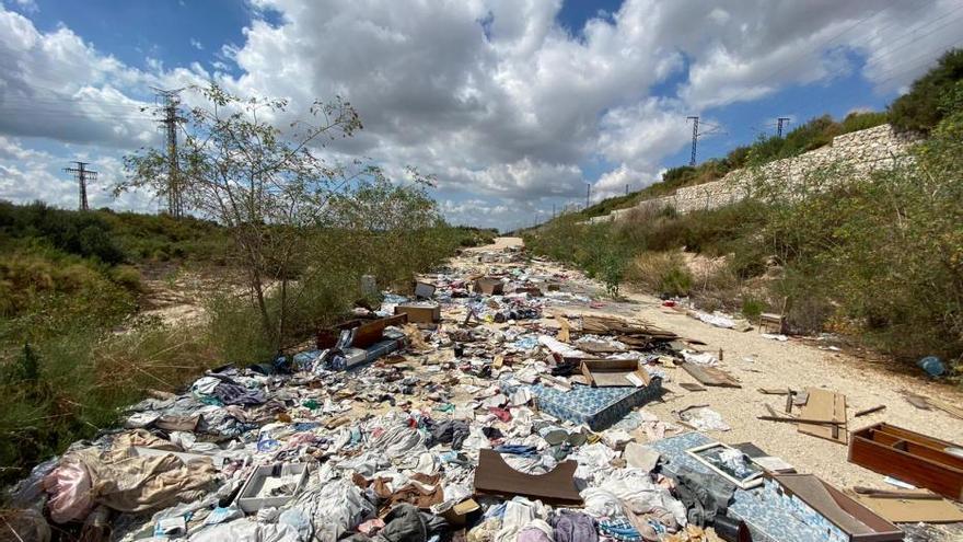 La triste imagen del barranco del Boch