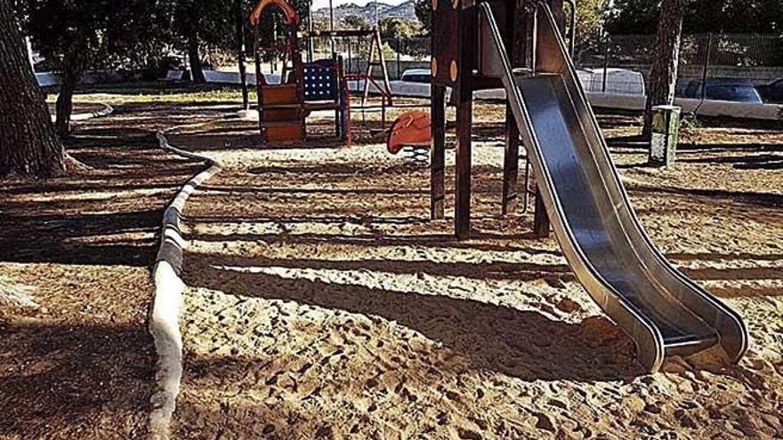 Parque de Puig d&#039;en Valls, donde se intoxicÃ³ la niÃ±a.