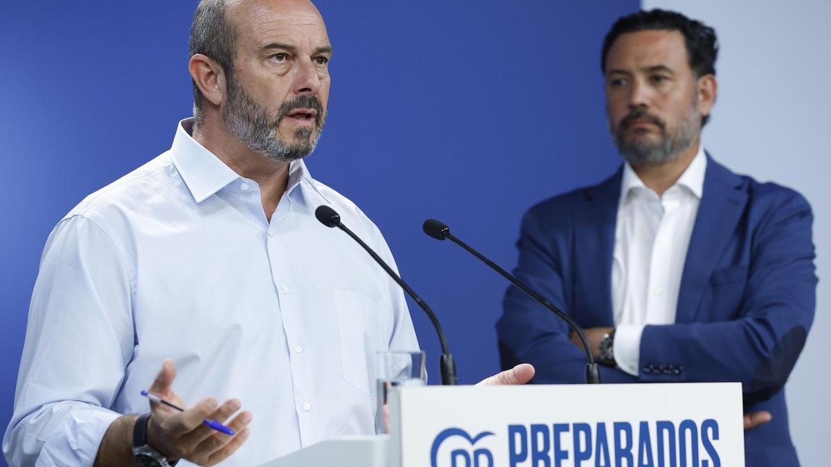 El vicesecretario de Coordinación Autonómica y Local del PP, Pedro Rollán.