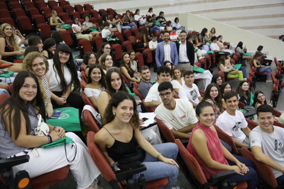 Jornadas de bienvenida a estudiantes de nuevo ingreso celebradas en Rabanales en 2023..
