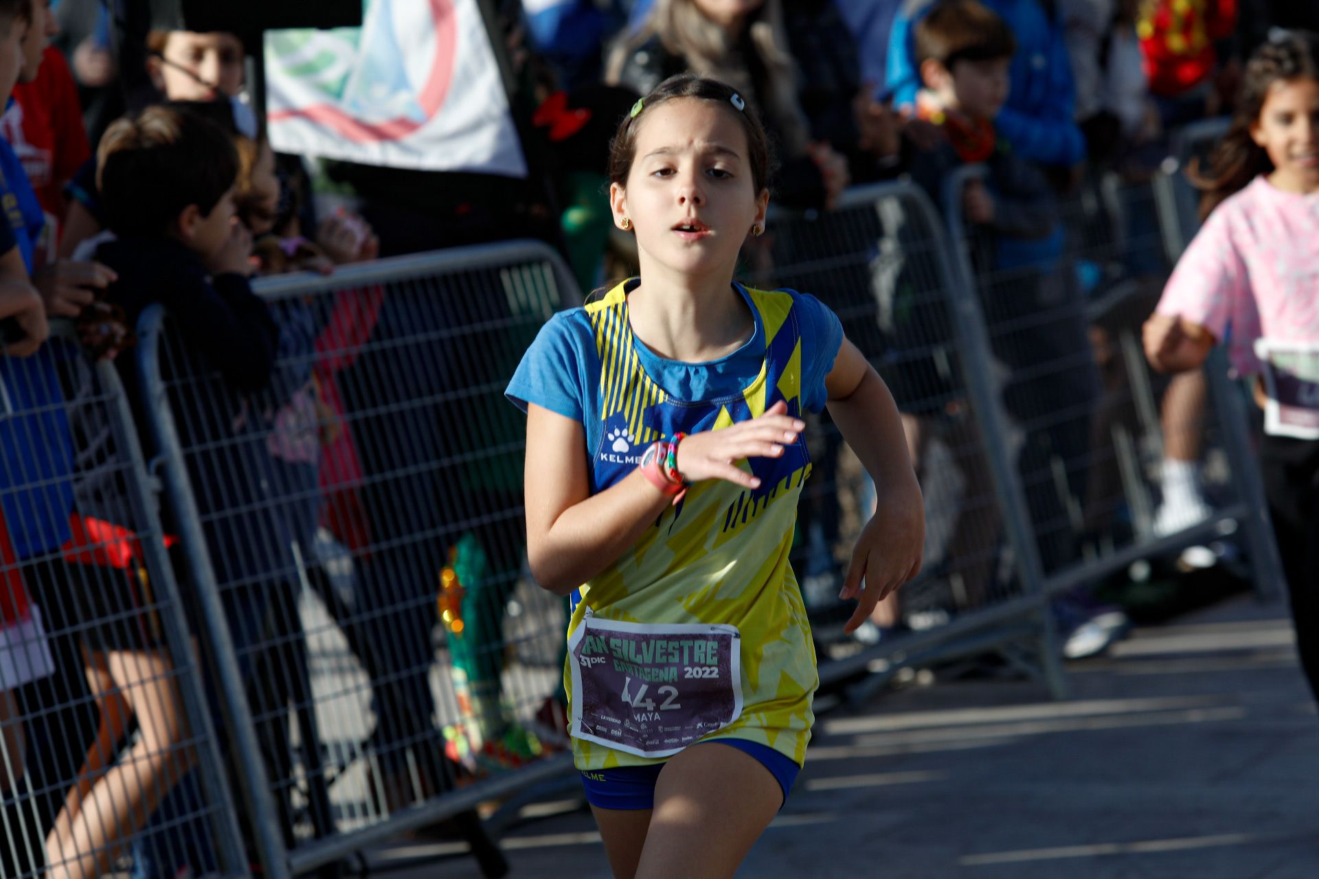 San Silvestre 2022 de niños en Cartagena