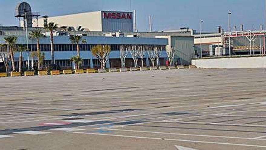 Les instal·lacions a la Zona Franca de Nissan, una de les empreses que han presentat un ERTO.