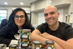 María Curbalán y Javier Fernández, creadores del foie vegano Fuah!