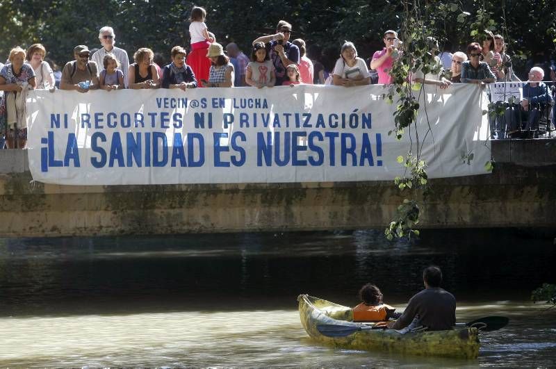 Fotogalería: Bajada reivindicativa por el Canal Imperial