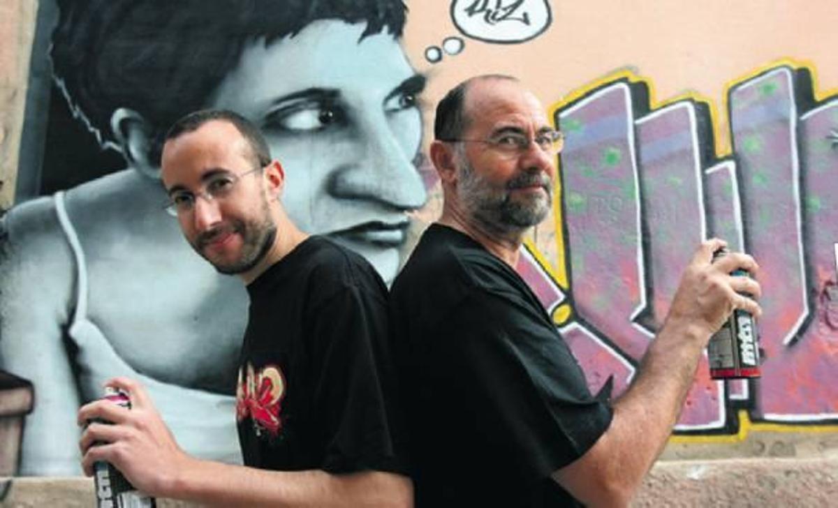 Spray en homenaje a Kiz