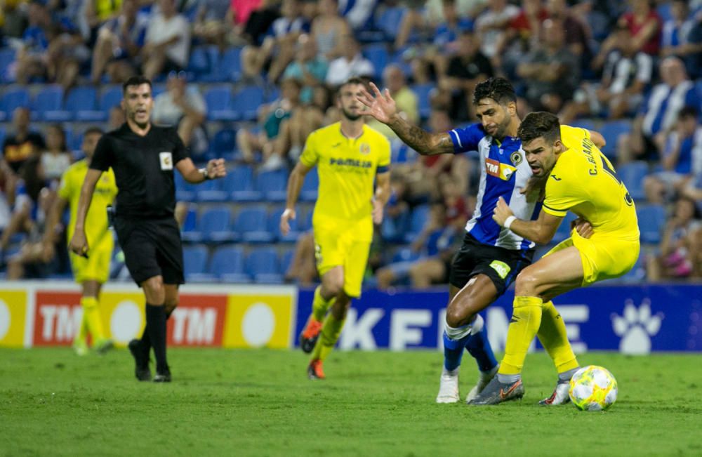 El Hércules genera dudas en su puesta de largo en el Rico Pérez al verse superado por el Villarreal B