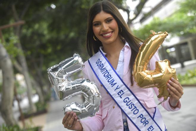 Paula Santana, candidata a Reina del Carnaval de Las Palmas de Gran Canaria 2023