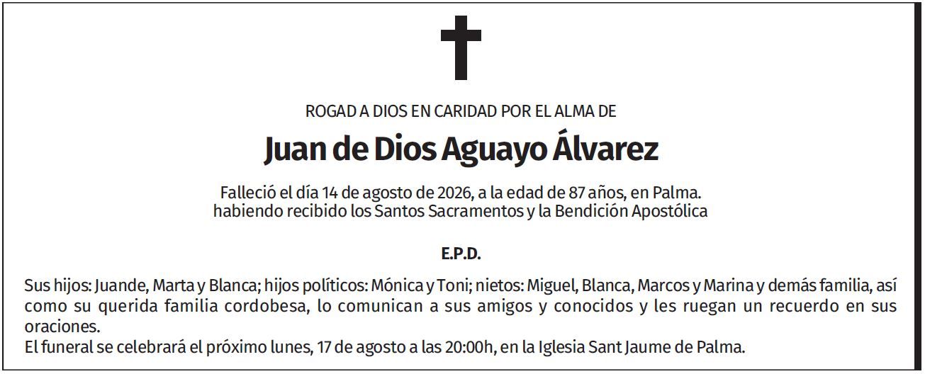 Juan de Dios Aguayo Álvarez