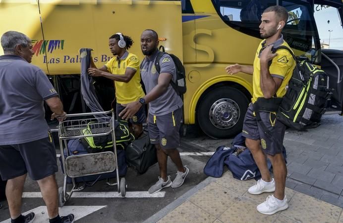 10/09/2017 TELDE. Salida de la UD Las Palmas hacia Malaga para disputar el lunes 11 de Septiembre 2017 la tercera jornada del campeonato de liga 2017/18 FOTO: J.PÉREZ CURBELO