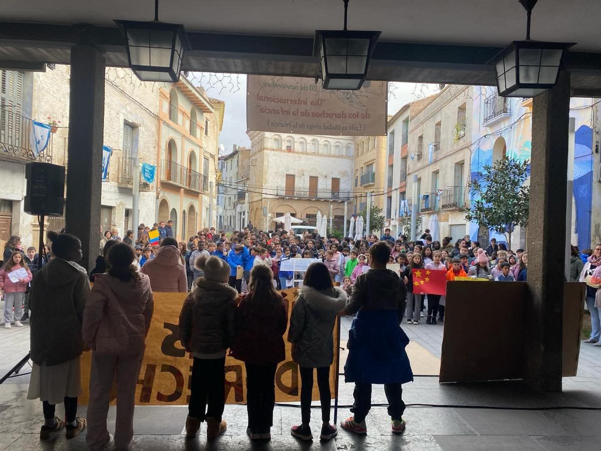 Lectura del manifiesto.