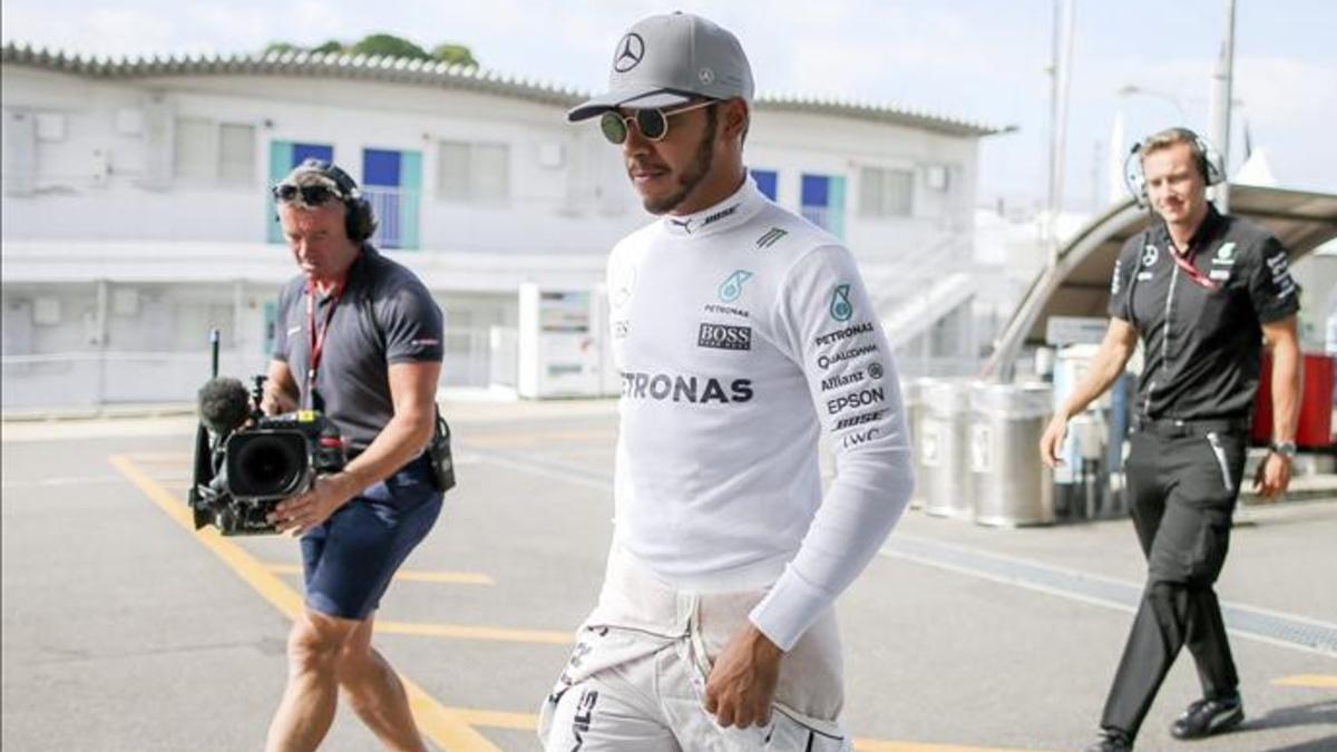 Hamilton ha decidido 'castigar' a los medios en Japón