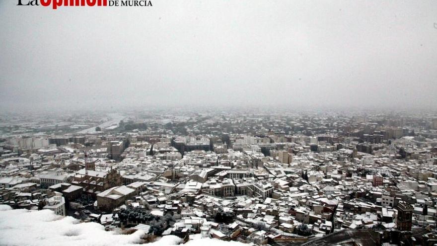 Gran nevada en Lorca