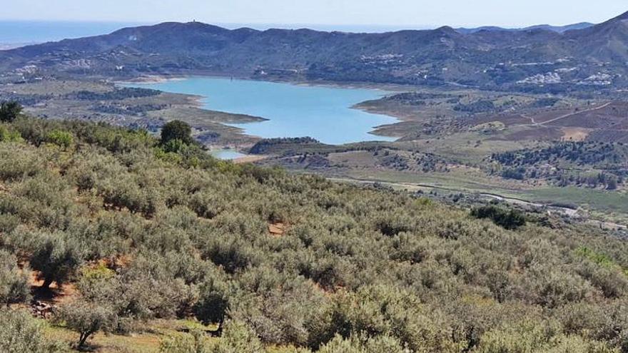 El embalse de la Viñuela se encuentra con menos de un tercio de reservas, respecto a la capacidad de almacenaje que posee