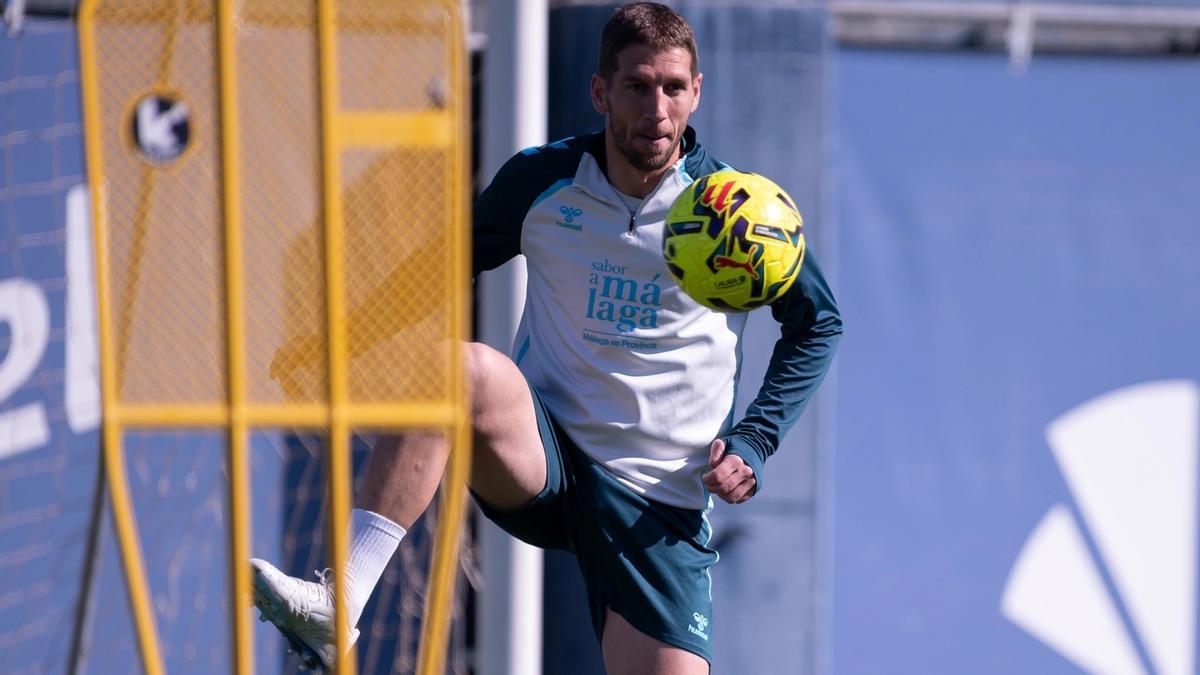 El Málaga CF entrenó en la tarde de este lunes.