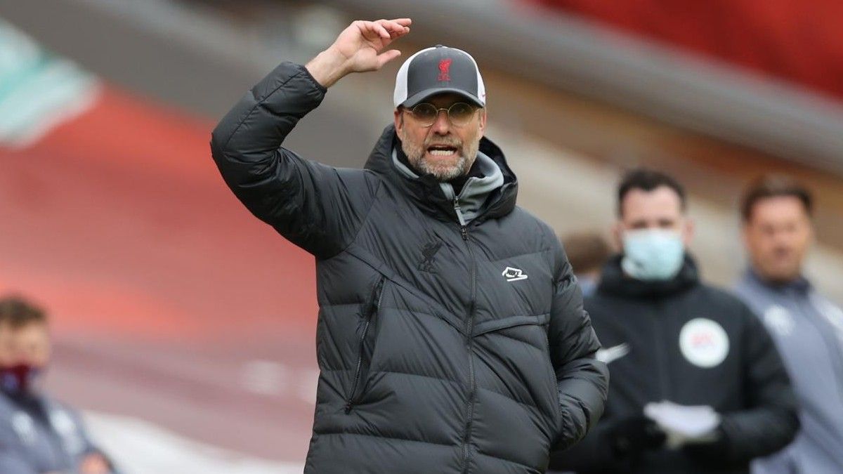 Jürgen Klopp, durante un partido con el Liverpool