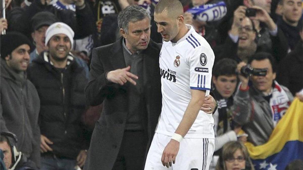 Benzema, en la lista de Mou