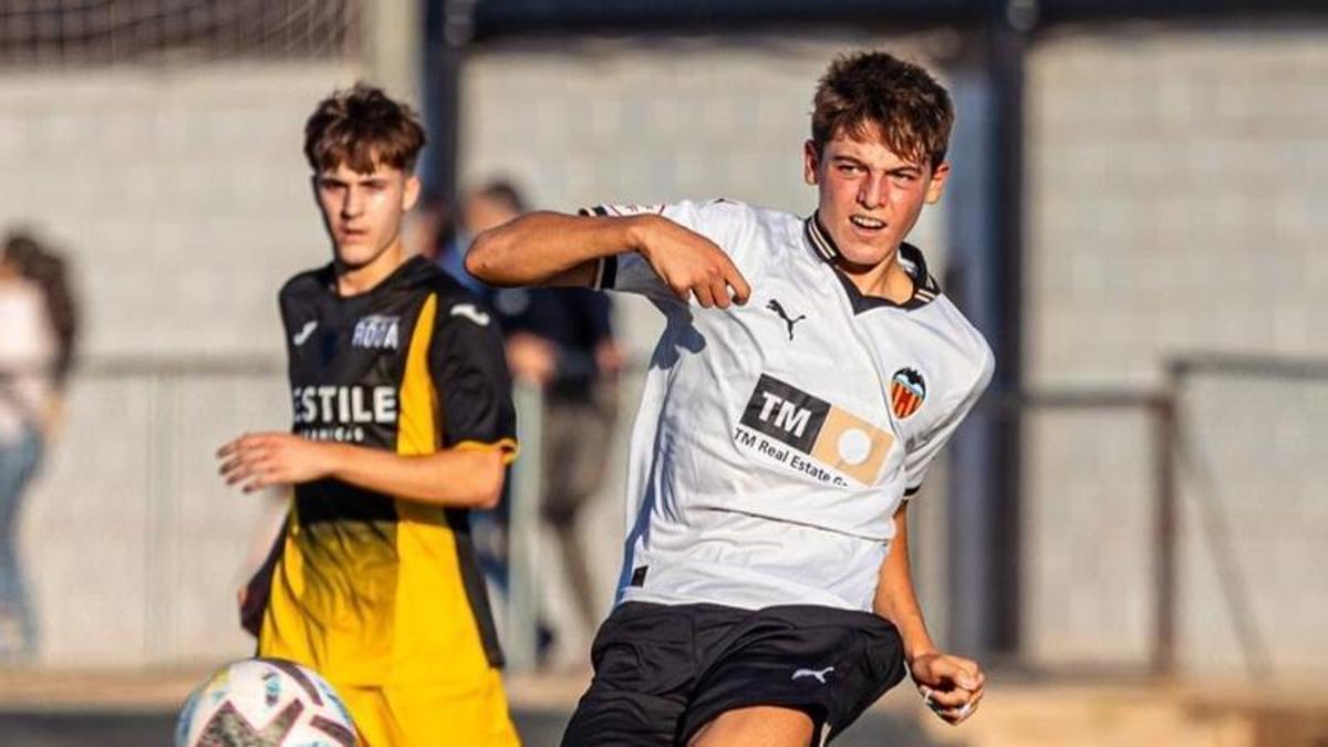 Javi Tena entrenó a las órdenes de Rubén Baraja