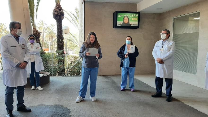 Así conmemora el Hospital General de Elche el 8M