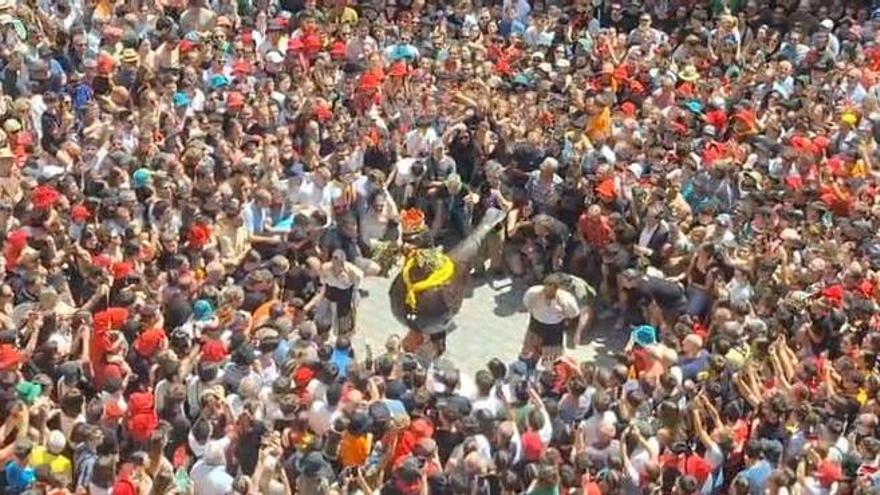El ball de l'àliga de la Patum de Lluïment d'aquest diumenge