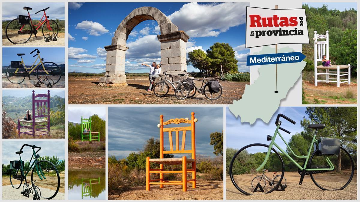 El plan perfecto para disfrutar del fin de semana en Castellón: Conoce la ruta de las sillas y bicicletas gigantes