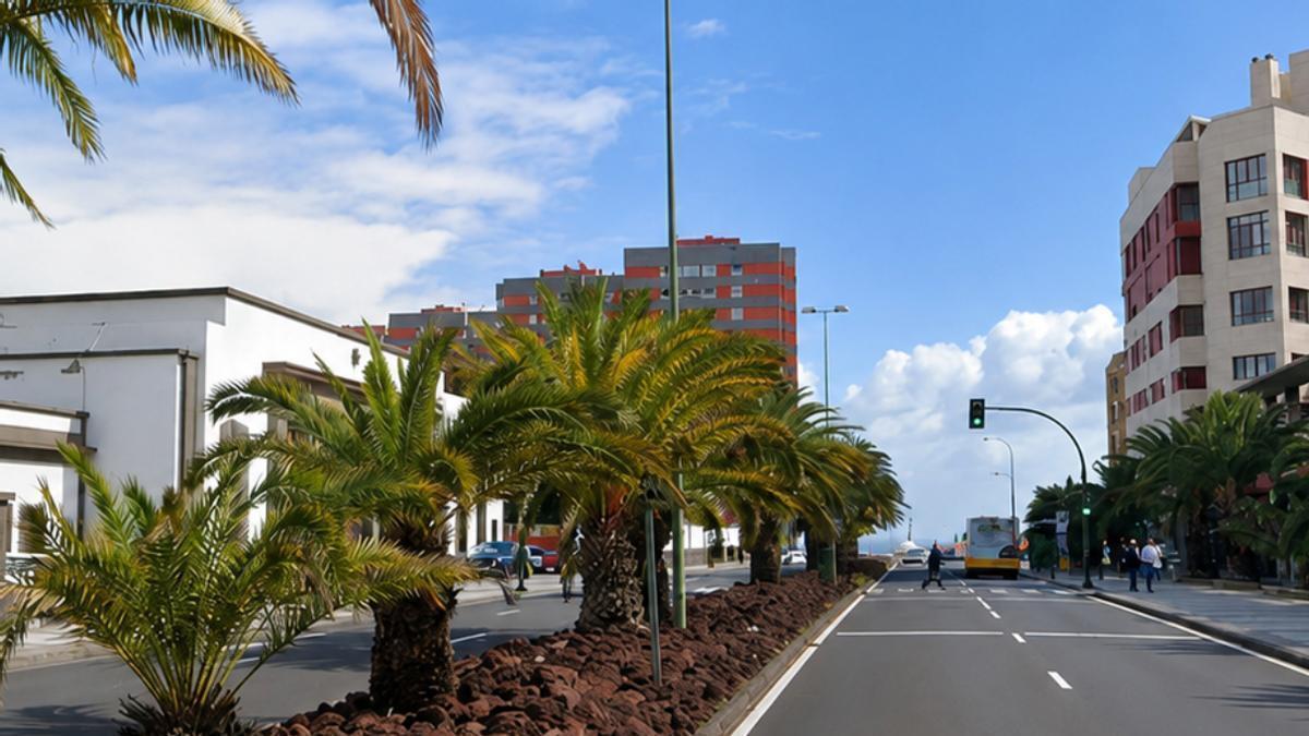 La Avenida de Ansite, lugar de los hechos, en una imagen de archivo.