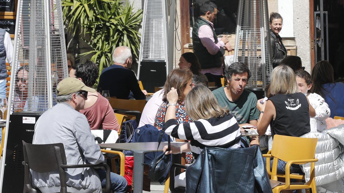 Ambiente de terrazas el pasado fin de semana.