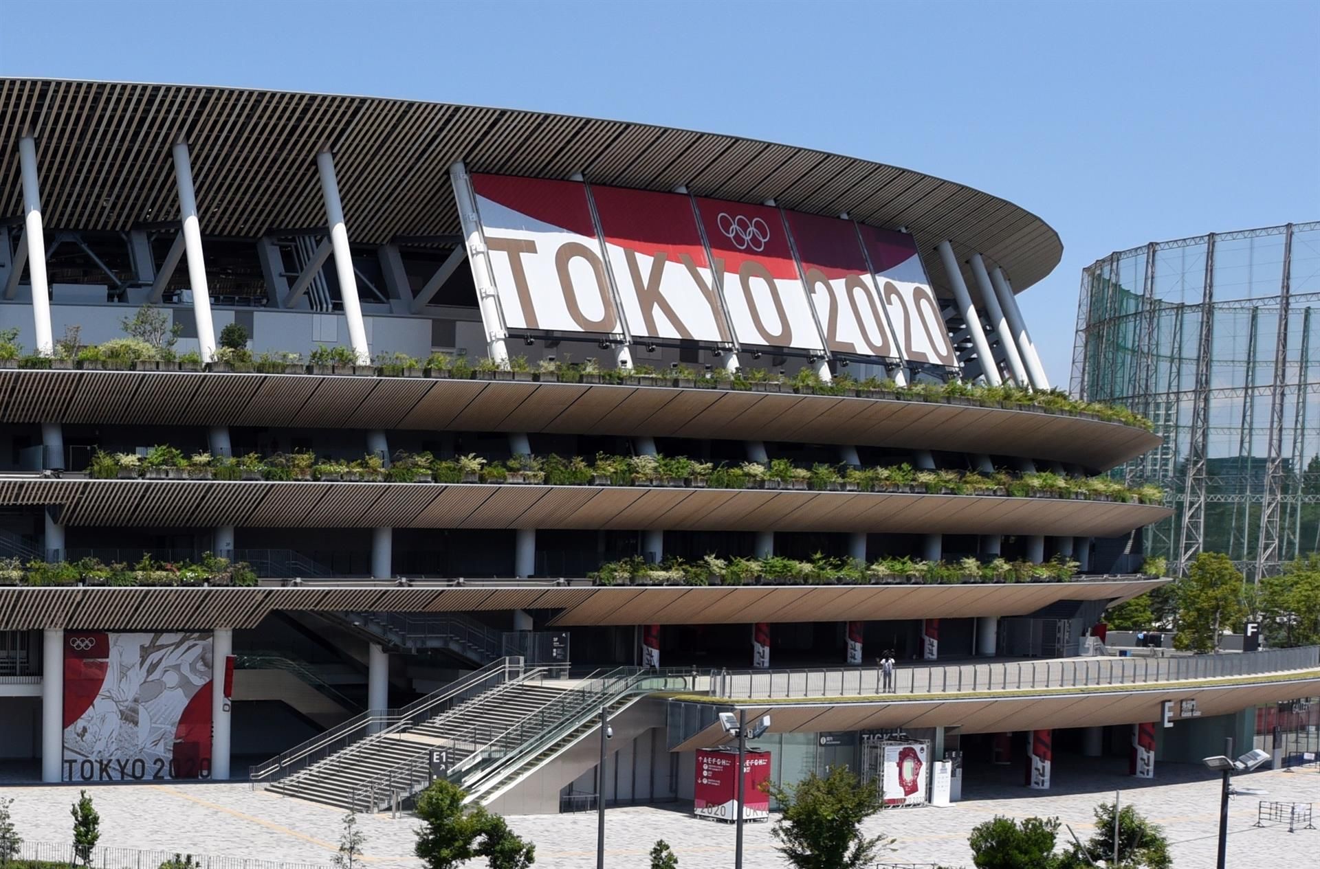 El estadio nacional japonés.