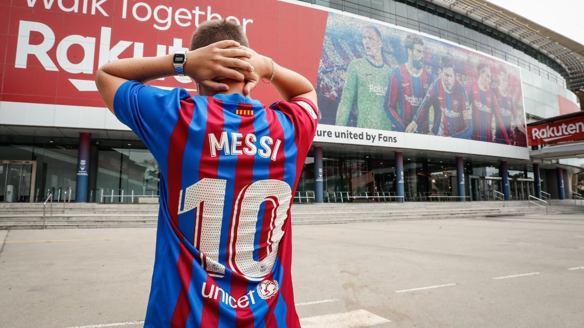 El día de la rueda de prensa de Messi