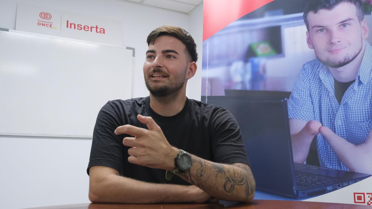 Jerico Ramos Gutiérrez, joven de 25 años con discapacidad