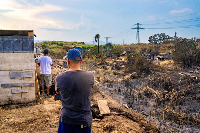 Las huellas del fuego: después en las barracas de barcelona