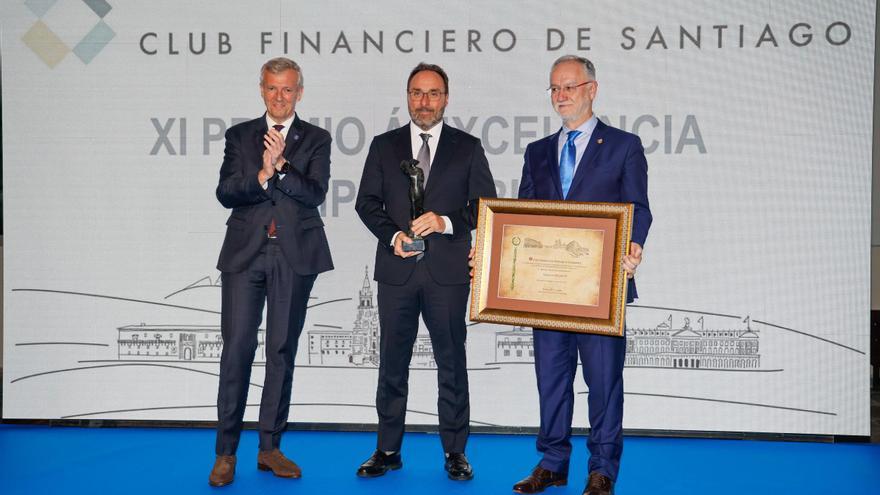 O Club Financeiro de Santiago recoñece a Limpezas Salgado co premio á excelencia empresarial
