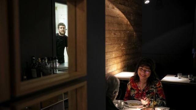 David Rustarazo, Rusti, entrevisto en el restaurante Nairod.