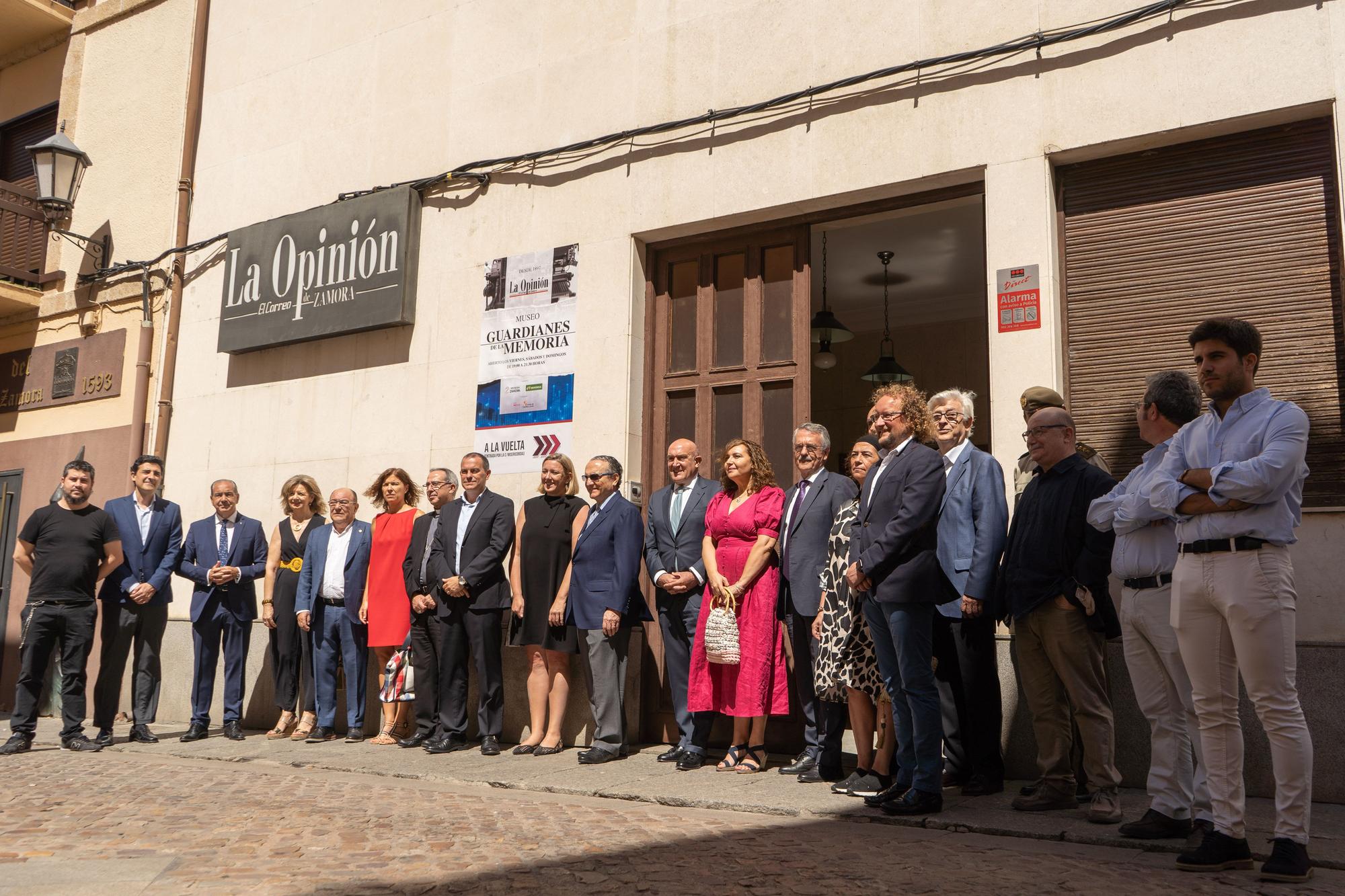 Inauguración del "Museo de la memoria" en la sede de LA OPINIÓN-EL CORREO DE ZAMORA