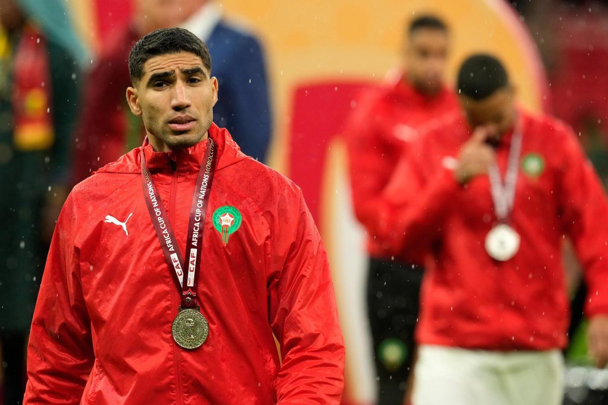 Hakimi tras perder la Copa África