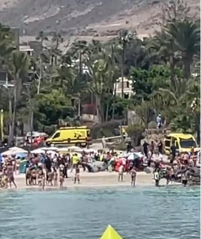 Muere una joven al perder el control de su moto de agua y chocar contra unas rocas en el sur de Gran Canaria