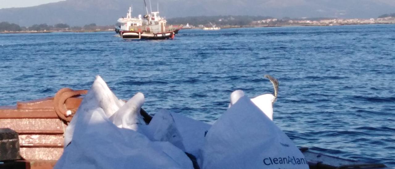 Recogida de basura marina en el marco del proyecto CleanAtlantic