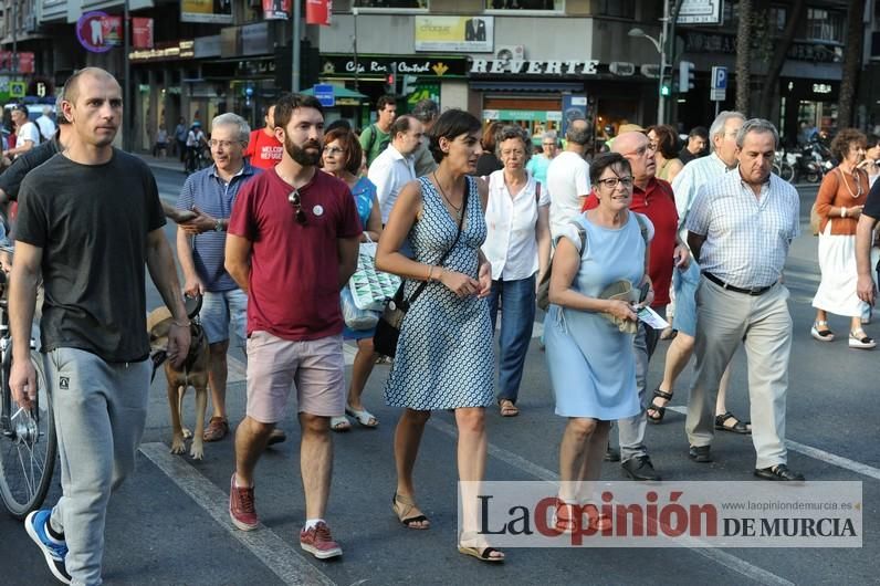 Más de cien voces piden en Murcia "acoger refugiados ya"