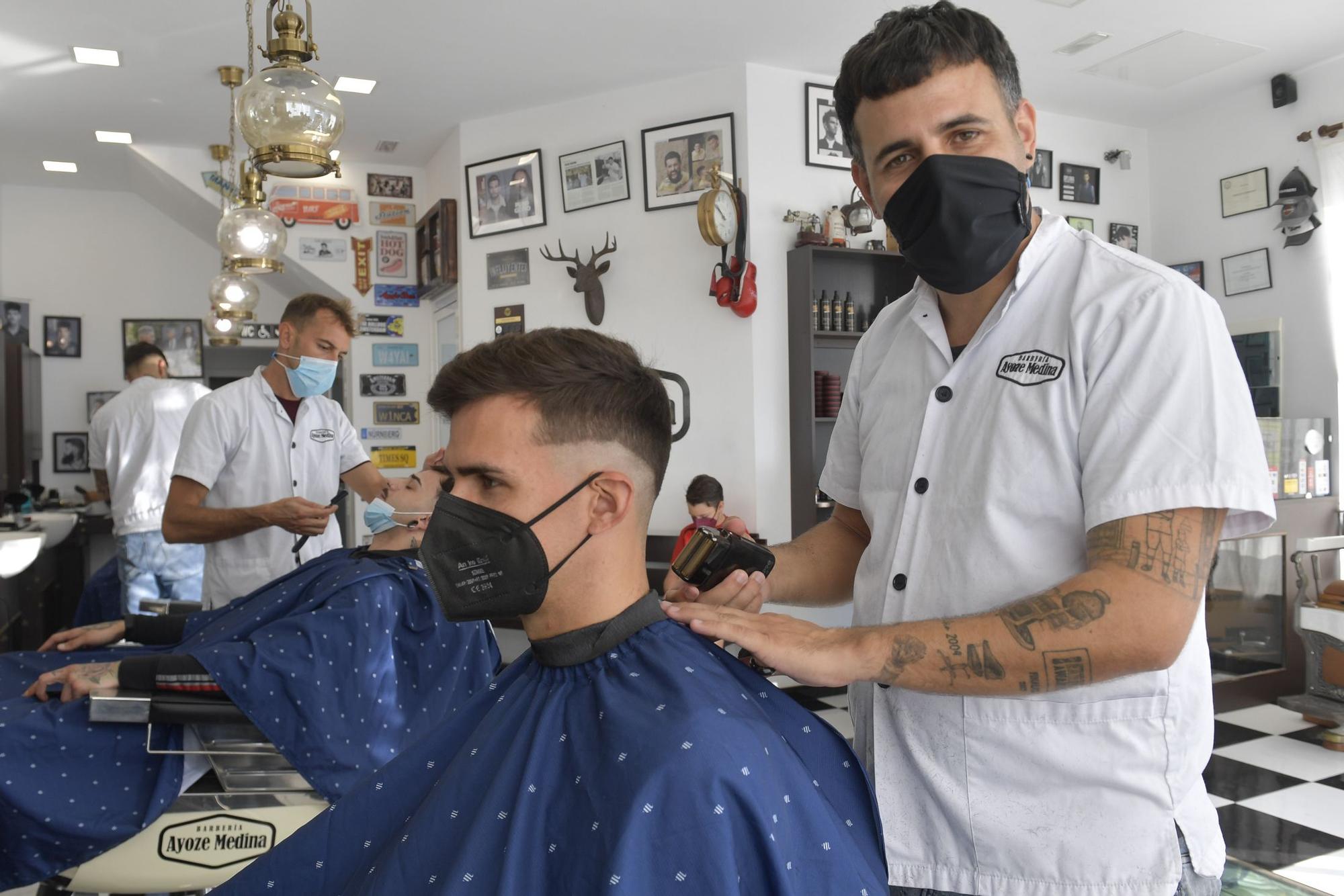 Ayoze Medina, subcampeón internacional de peluquería