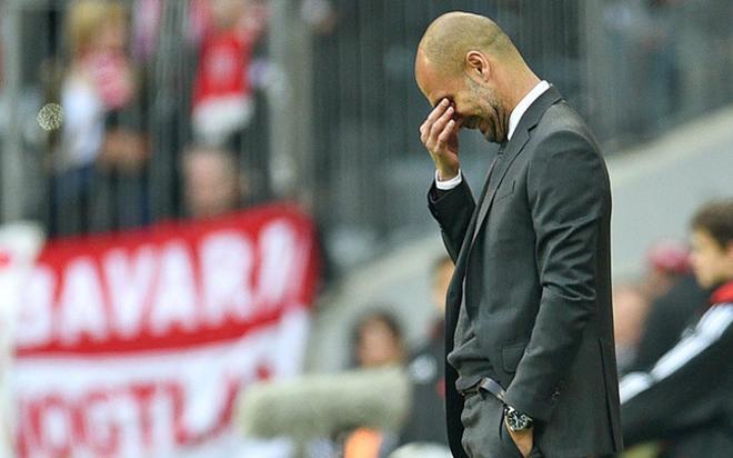 Guardiola, entrenador del Bayern de Munich desde 2013 hasta 2015