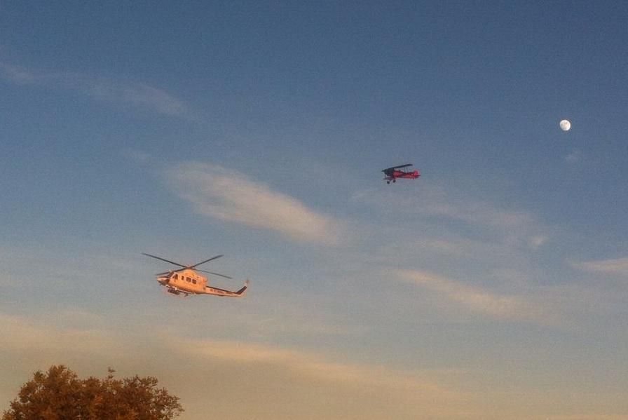 Un ultraligero colisiona contra un helicóptero en el aeródromo de Mutxamel